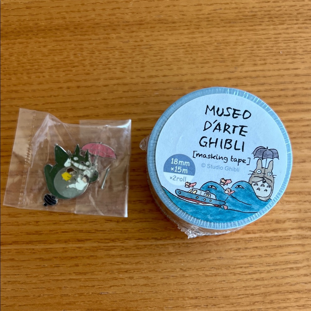 Studio Ghibli Masking Tape and Pin Set